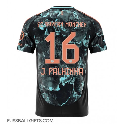 Bayern Munich Joao Palhinha #16 Fußballbekleidung Auswärtstrikot 2024-25 Kurzarm